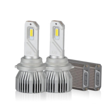 Factory price heat conducting copper tube double-sided light source high power Drive split 9007 U9 12V 45W  auto led bulb